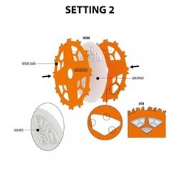 CMT Sada drážkovacích kotúčov DADO PRO D203x6,2-20 d30 Z12 HW