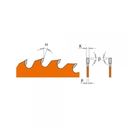 CMT Orange Pílový kotúč pre elektronáradie univerzálny - D125x2,4 d20 Z20 HW