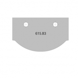 Profilový HM nôž B3 pre frézu C615