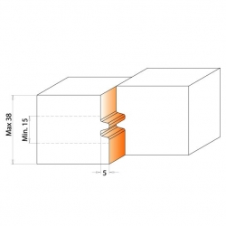 CMT Nôž pre C694009 - pár žiletiek 40x18x2mm