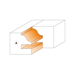 CMT Nôž pre C694014 - pár žiletiek Profil A 40x24,5x2mm