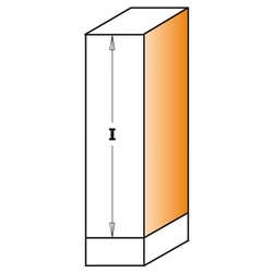 CMT C806 Orezávacia fréza, šikmé zuby pozitívne-negatívna HW - D19x50,8 B19 S=12,7