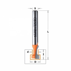 CMT C950 Fréza na cylindrické drážky HW - D8,5x11,5 d5,6 L47 S=8 Z1, M5