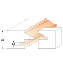 CMT C955 Sada pre rám a výplň so sklom - 3ks S=12 HM