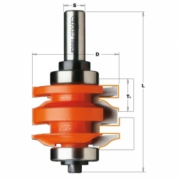 CMT C991 Fréza pre rám výplne - D50,8 t18-22 S=12 HM