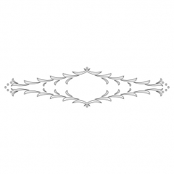 CMT Šablóna na ornamenty na trámy FLORENTINE 550x130mm