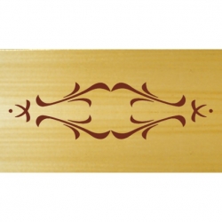 CMT Šablóna na ornamenty na zásuvky KASKADA 250x65mm
