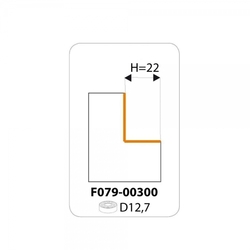 IGM F049 Falcovacia žiletková fréza HW - H22 D56,7x12 L66 S=12