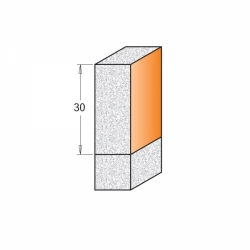 IGM F052 Orezávacia žiletková fréza s ložiskom na CORIAN - D19,05x30 L83 S=12