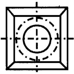 IGM N013 Žiletka tvrdokovová - 15x15x2,5 Drevo