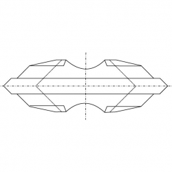 IGM N041 Žiletka tvrdokovová - 18x5,7x3,5 UNI