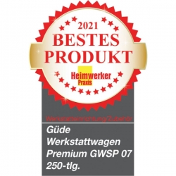 Pojazdná dielenská skrinka s náradím PREMIUM GWSP07 250