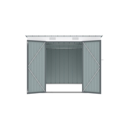 Riwall PRO RMSP 6x8 Anthracite zahradní domek kovový 2,4 x 1,8 m s pultovou střechou antracit