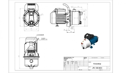 Elpumps JPV 1300 INOX záhradné prúdové čerpadlo