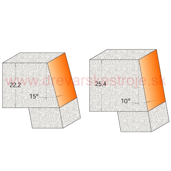 CMT C980 Uhlová fréza na CORIAN - D28,5 I25,4 A10° S=12
